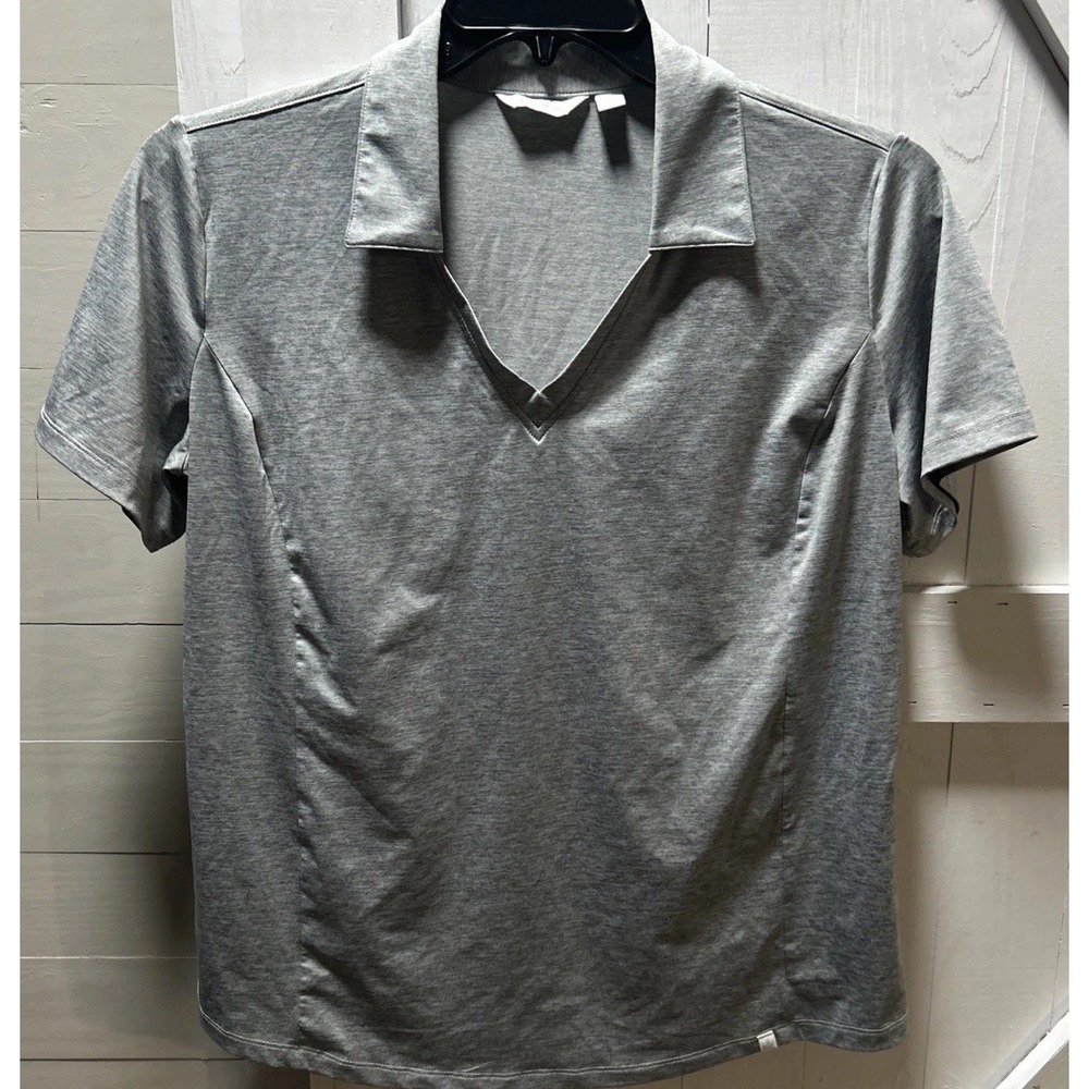 Lady Hagen Women's Size L Golf Shirt Heathered Gray